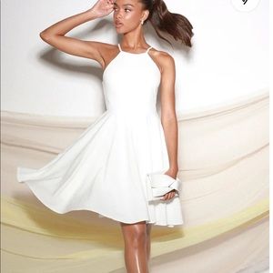 Lulu’s White Midi Dress